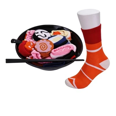 Conjunto de meias com tema Ramen